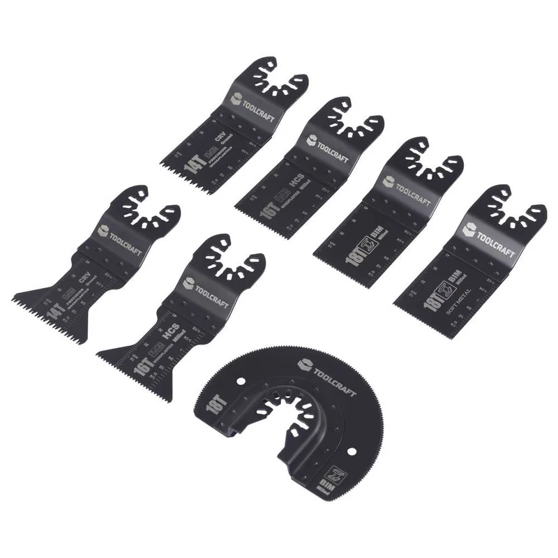 2x B-Ware TOOLCRAFT Multifunktionswerkzeug Set Aufsatz Werkzeugaufnahme 24-teilig 2 SETS