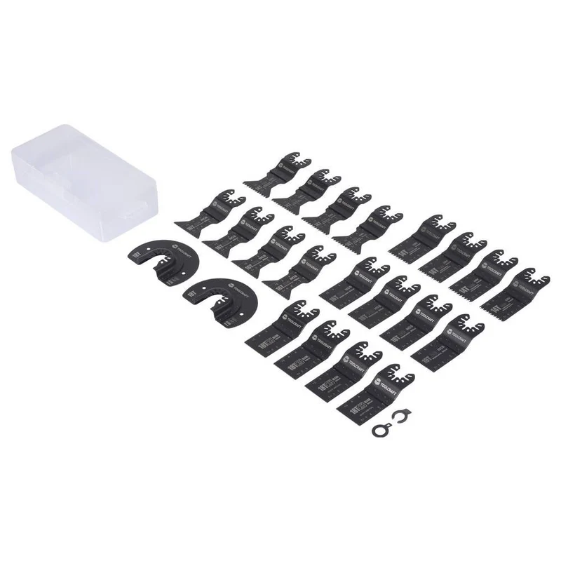 2x B-Ware TOOLCRAFT Multifunktionswerkzeug Set Aufsatz Werkzeugaufnahme 24-teilig 2 SETS