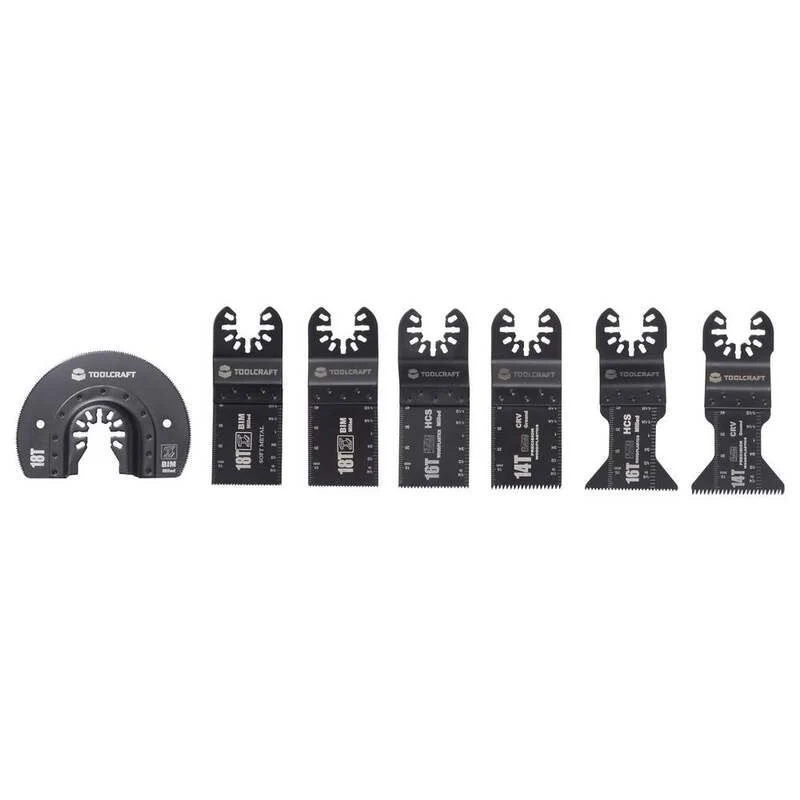 2x B-Ware TOOLCRAFT Multifunktionswerkzeug Set Aufsatz Werkzeugaufnahme 24-teilig 2 SETS