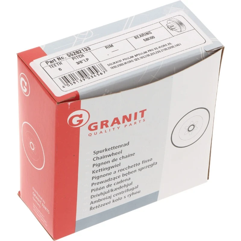 GRANIT ENDURANCE Cut Spurkettenrad 3/8" 6Z Gewicht 106 g