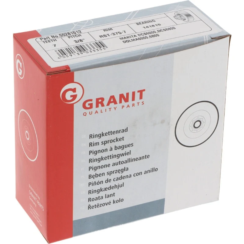 GRANIT ENDURANCE CUT Ringkettenrad 3/8" 7Z – 030 223 100