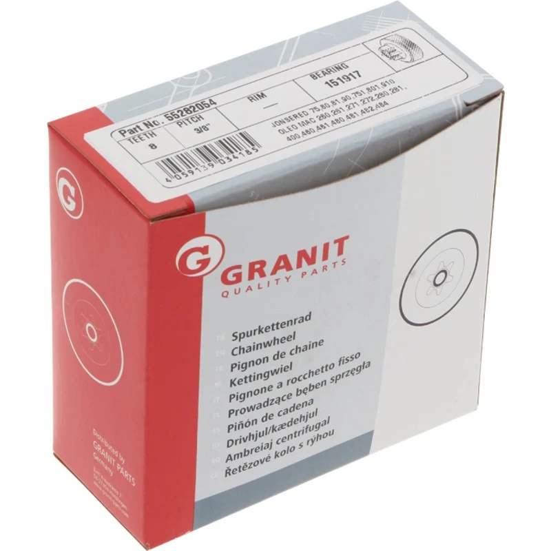 GRANIT ENDURANCE Cut Spurkettenrad 3/8" 8Z Gewicht 246 g