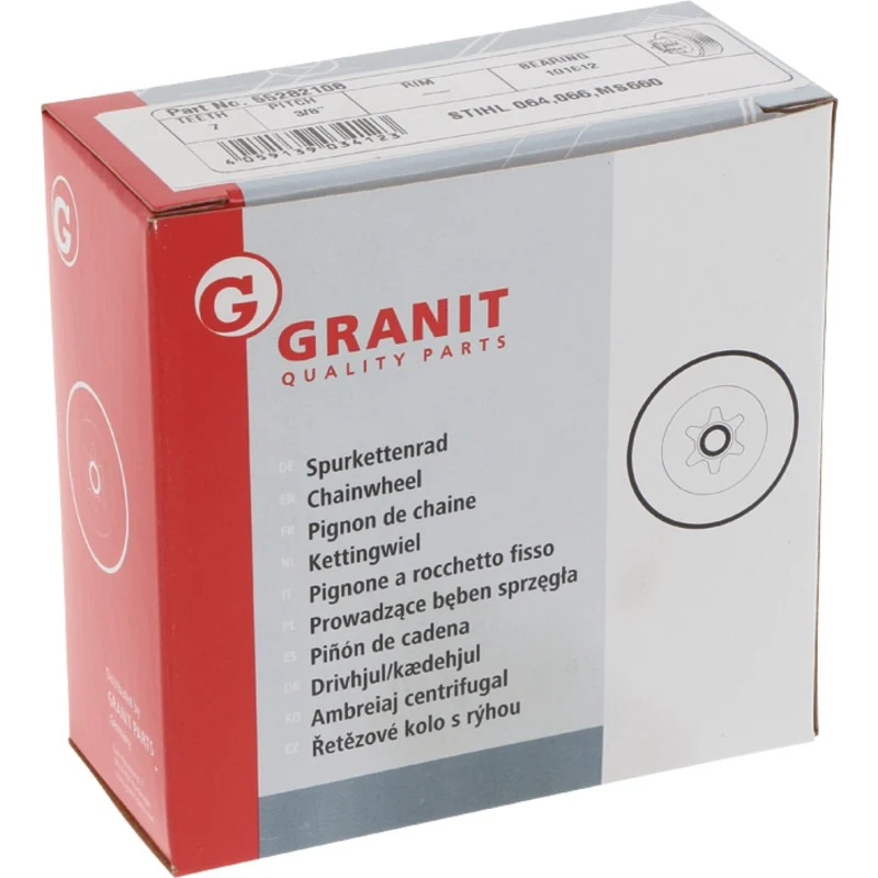 GRANIT ENDURANCE Cut Spurkettenrad 3/8" 7Z – 1122 640 2002