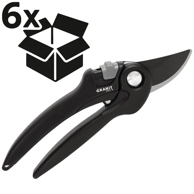 GRANIT BLACK EDITION VPE6 Bypass-Handschere – 208 mm Schnittleistung Ast-Ø (mm) 22