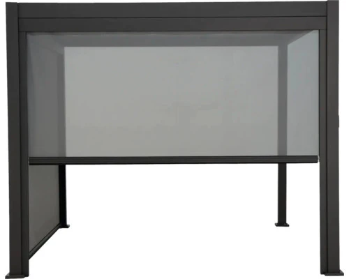 B-Ware Unbekannt 111 Sonnenrollo 400 cm anthrazit für Pergola Seitenwand