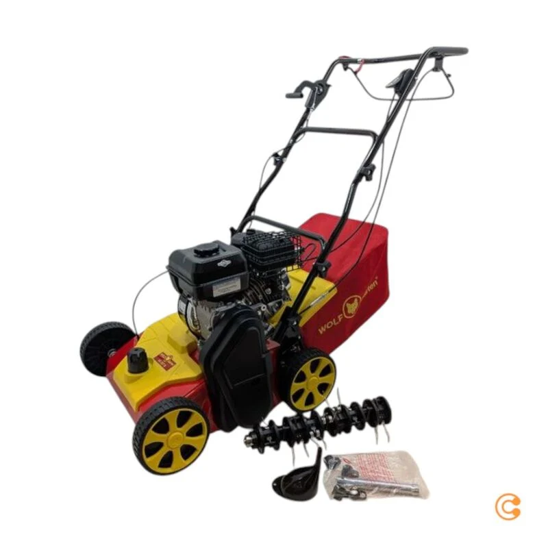 B-Ware WOLF-Garten Benzin-Vertikutierer VA 357 B Rasenlüfter Gartenpflege 2,4kW 35cm