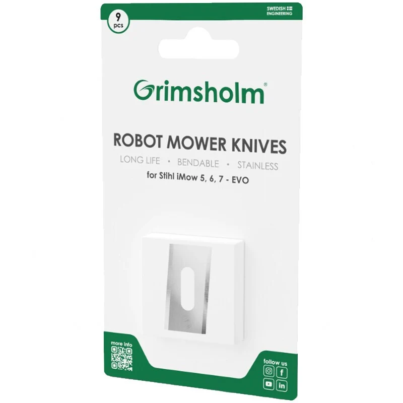 Grimsholm Messerklingensatz passend für Stihl für alle STIHL iMOW® Modelle mit Disc-Cut-System, iMOW5, iMOW5 EVO u. a.