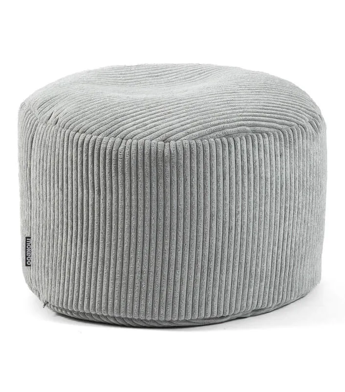 B-Ware mokebo Pouf, Hocker o. Sitzhocker aus Cord 40x60 cm 'Der Faule Lenz', Bodenki223