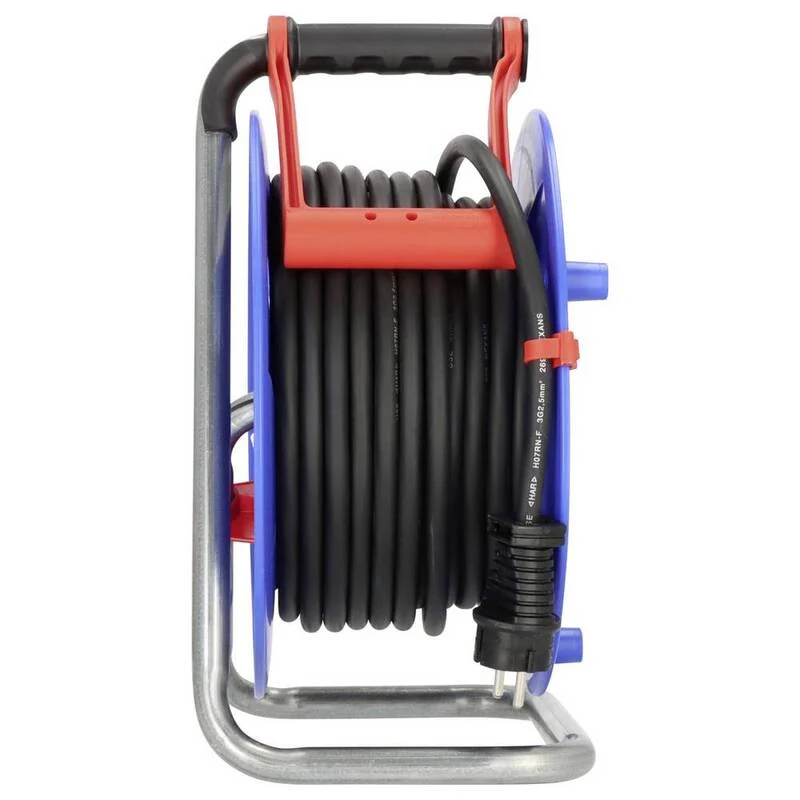 B-Ware Brennenstuhl Kabeltrommel Garant IP44 25m H07RN-F 3G2,5 Gewerbe Baustelle blau