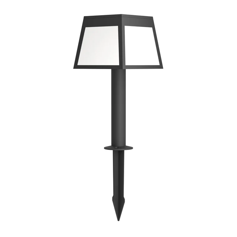 B-Ware Eglo Sockelleuchte Gartenleuchte Solar LED Außenleuchte schwarz Bewegungsmelder