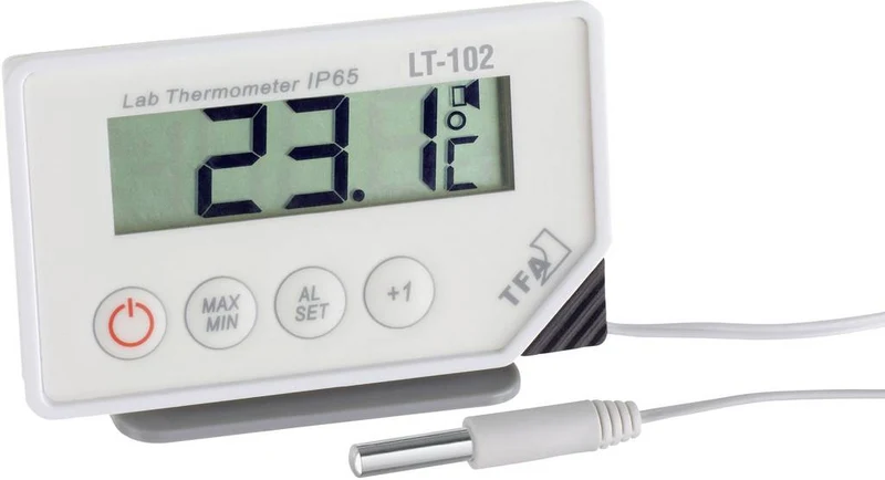 B-Ware Kabelgebundenes Thermometer Weiß LT-102 TFA Dostmann