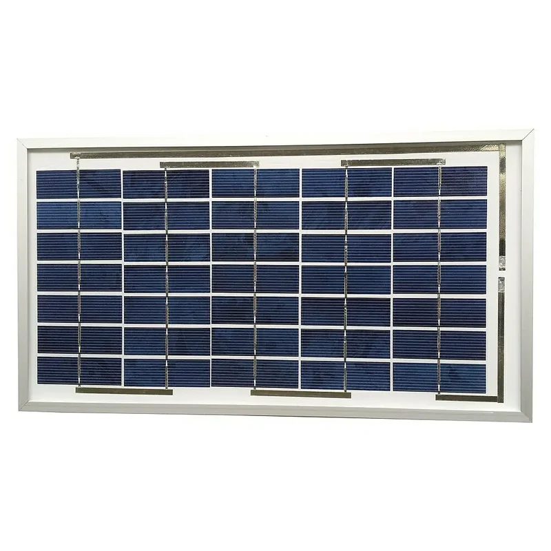 B-Ware Sunset Solarmodul Solarpanel Solarzelle SM 10 Polykristallin Glas Kunststoff 10W