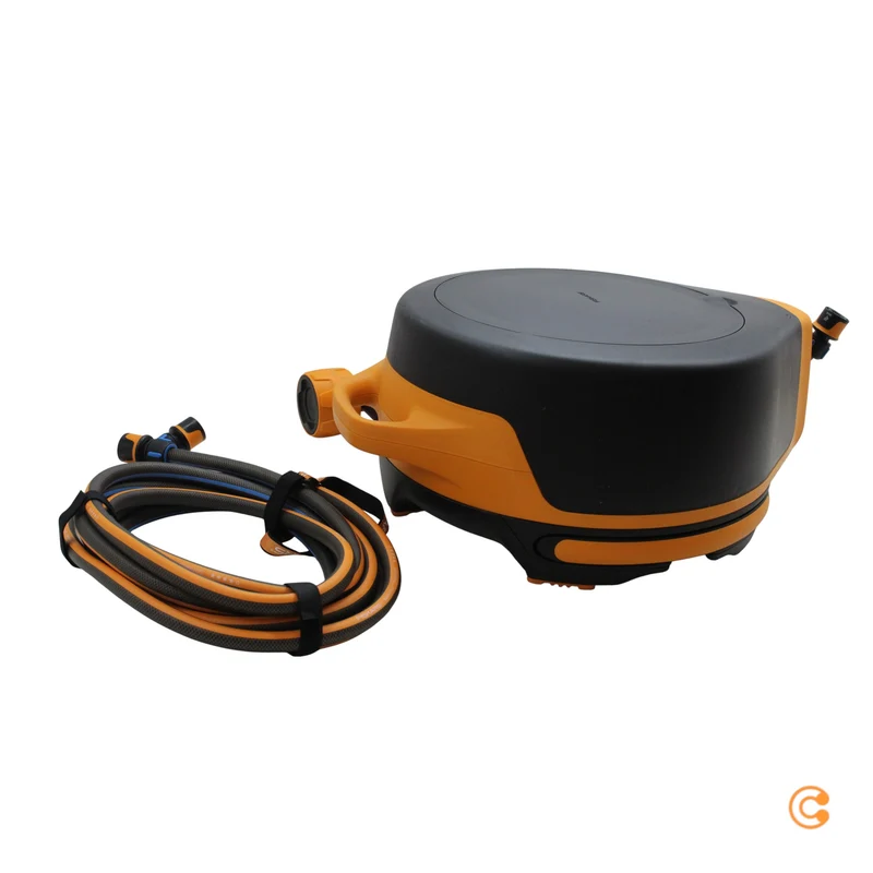 B-Ware Fiskars Schlauchwagen Gartenschlauch X-Series Waterwheel XL Schwarz Orange 27 m