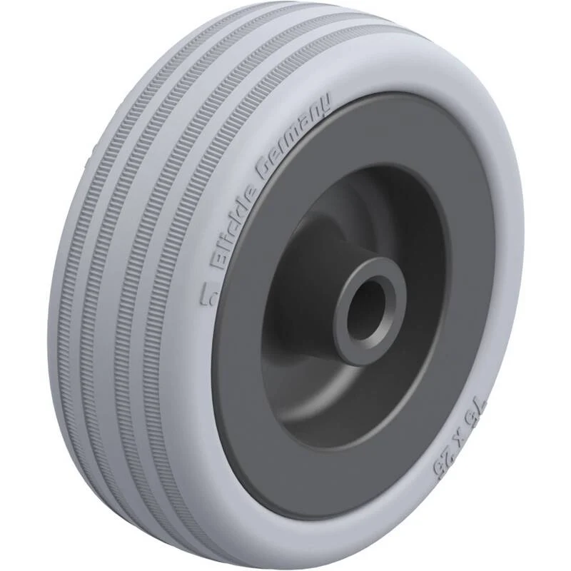 15x B-Ware Blickle Kunststoff-Rad Rad-Durchmesser 75mm Tragfähigkeit 60kg grau 1 Stück