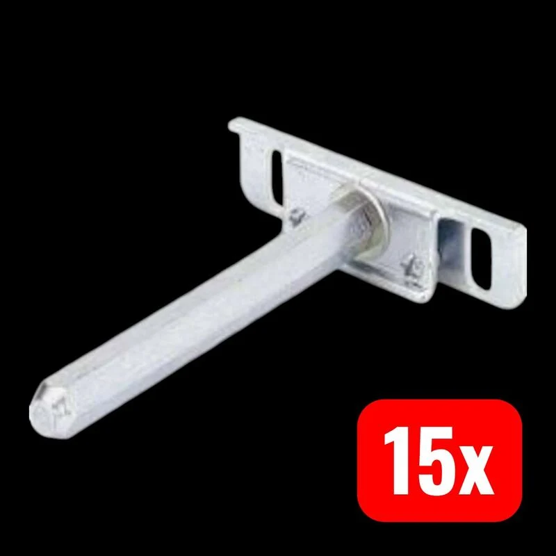15x B-Ware Regalbodenträger Titan STA Verz. Verdeckte Mont. Hettich Vpe:20
