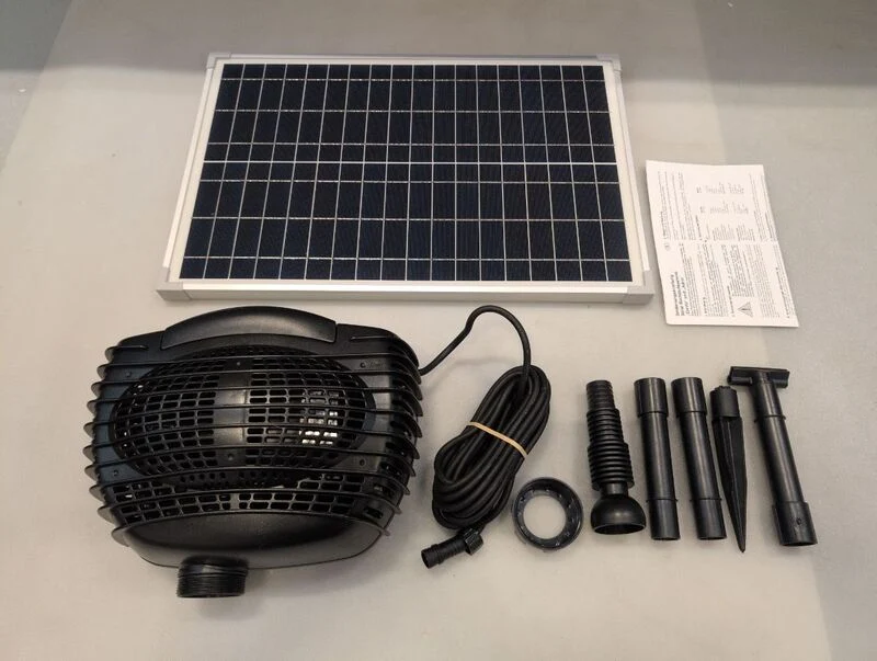 B-Ware Esotec Garda 101762 Solar-Bachlaufpumpenset Solar-Springbrunnen Pumpe Brunnen