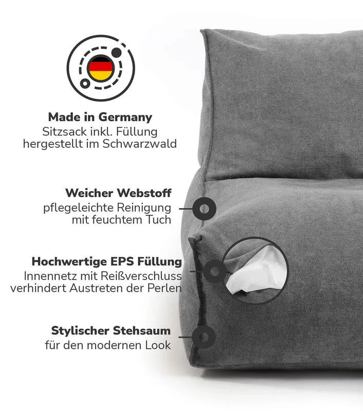 B-Ware mokebo Indoor Sitzsack Der Sundowner Bean Bag Chair Relaxsessel Sessel Liege EPS