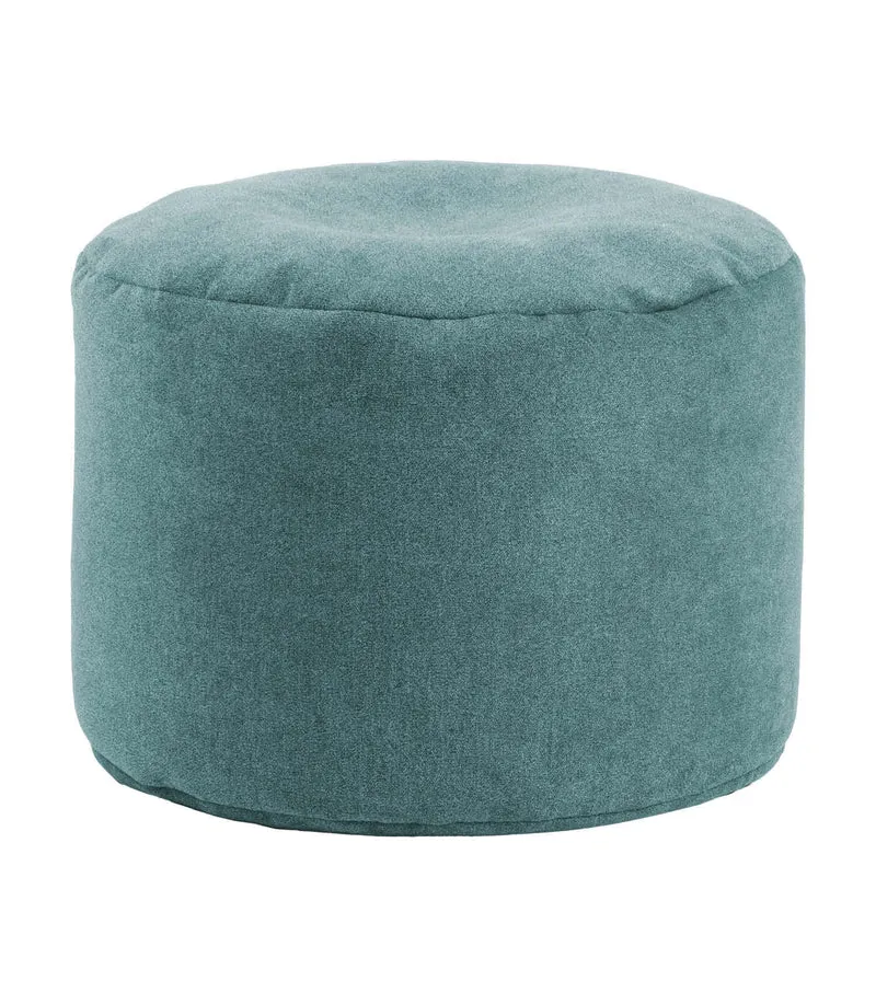 B-Ware mokebo Indoor Pouf Der Ruhepouf' leichter Hocker Sitzpouf Beistelltisch Petrol