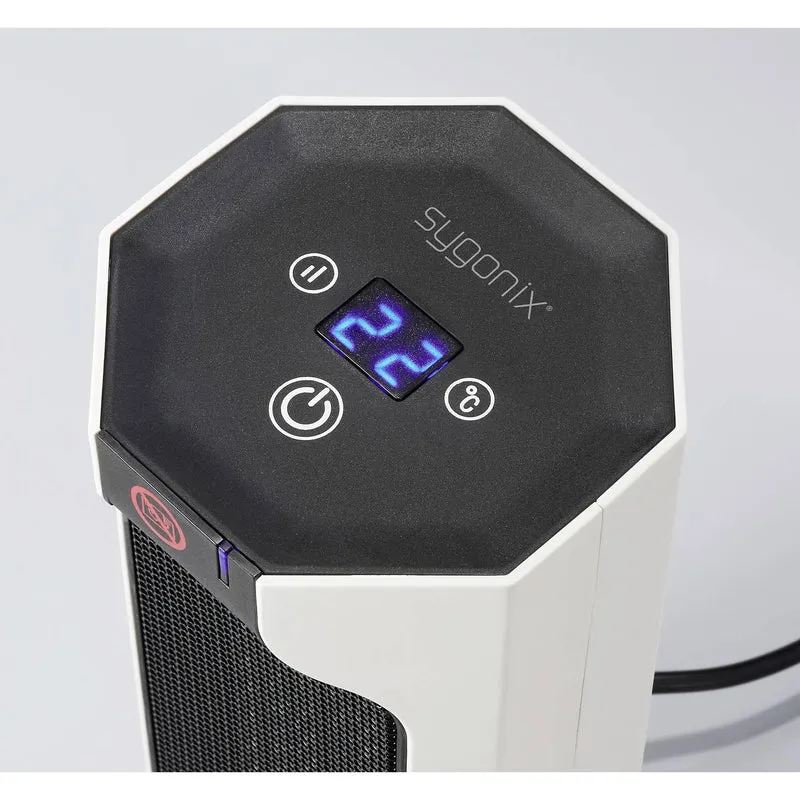 B-Ware Sygonix SY6735638 Heizgerät Heizofen PTC Weiß energiesparend tragbar