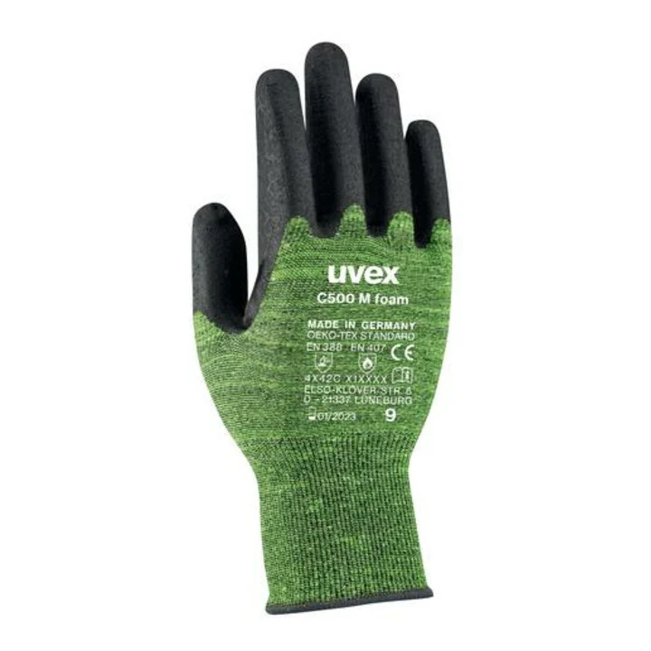 B-Ware Uvex Schnittschutzhandschuhe C500M Schutzhandschuhe Größe 7 bamboo Twinflex