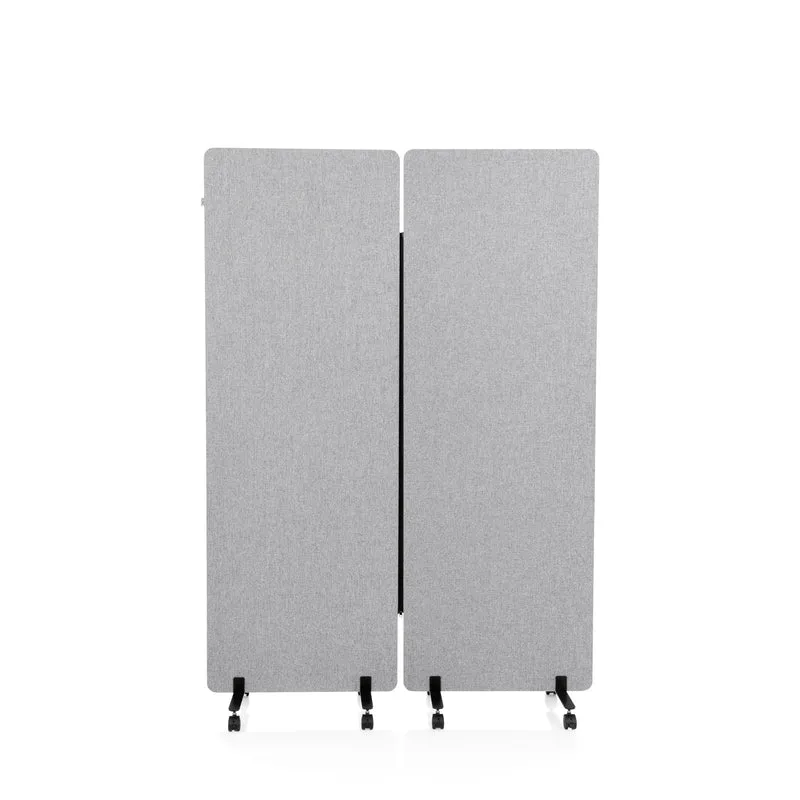 B-Ware hjh OFFICE Trennwand 2er FLEXMIUT Panel Sichtschutz Akustikwand PET Polyester