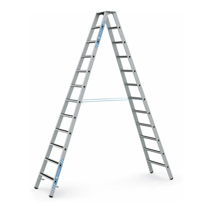 B-Ware ZARGES Stehleiter Aluleiter R13step B LM Stufen 2x12 SIEHE TEXT/FOTO