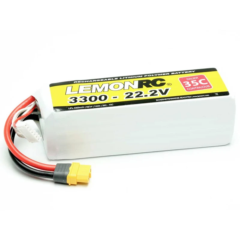 B-Ware LEMONRC Akkupack Batterie LiPo Akku Modellbau 3300 Lithium Polymer R C