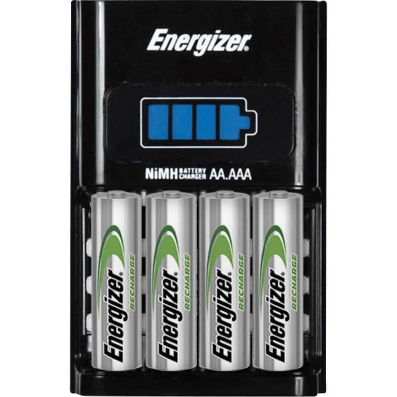 B-Ware Energizer Rundzellen-Ladegerät Batterie-Ladegerät Laden NiMH Micro AAA Mignon AA