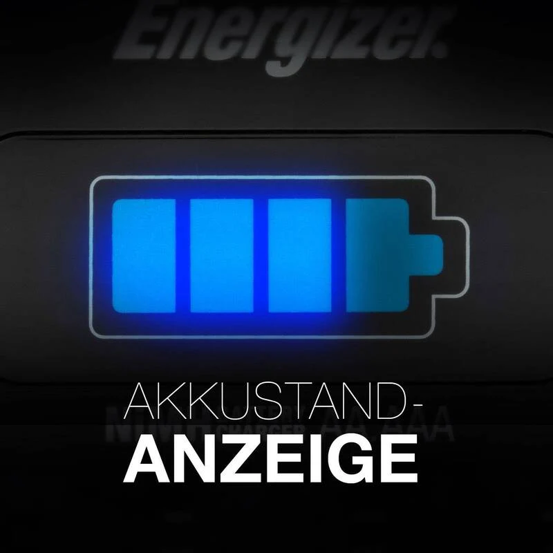 B-Ware Energizer Rundzellen-Ladegerät Batterie-Ladegerät Laden NiMH Micro AAA Mignon AA