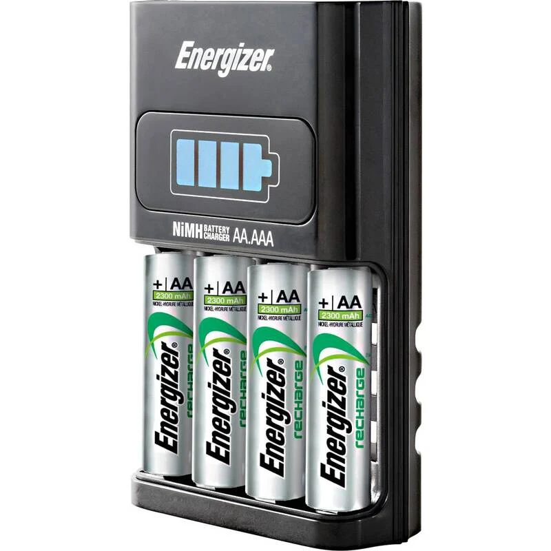 B-Ware Energizer Rundzellen-Ladegerät Batterie-Ladegerät Laden NiMH Micro AAA Mignon AA