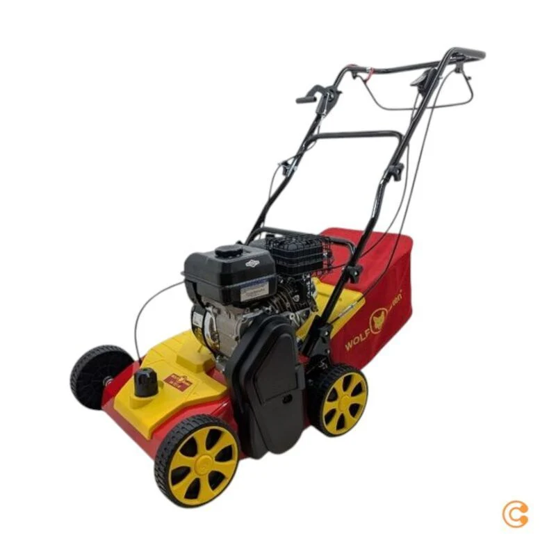 B-Ware WOLF-Garten Benzin-Vertikutierer VA 357 B Rasenlüfter Gartenpflege 2,4kW 35cm