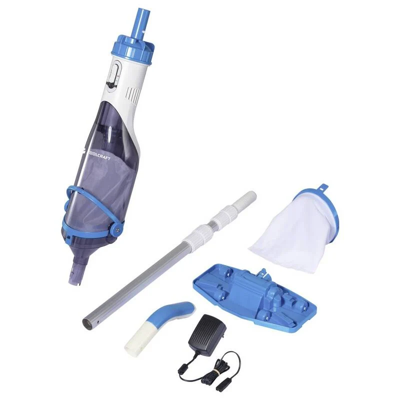 B-Ware Toolcraft Pool-Sauger Schwimmbadpumpe 40W IPX8 90x29cm 135mm 2kg Pool-Reinigung