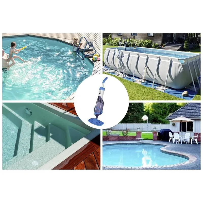 B-Ware Toolcraft Pool-Sauger Schwimmbadpumpe 40W IPX8 90x29cm 135mm 2kg Pool-Reinigung