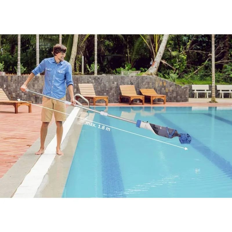 B-Ware Toolcraft Pool-Sauger Schwimmbadpumpe 40W IPX8 90x29cm 135mm 2kg Pool-Reinigung