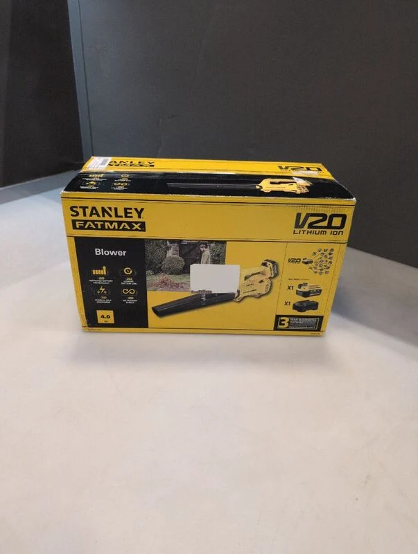 B-Ware Stanley Akku-Gebläse SFMCBL714M1-QW 20V Laubgebläse 145km/h 5,7m³/min inkl. Akku