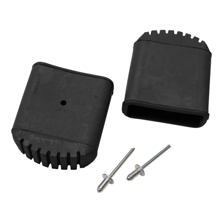 B-Ware Hymer Gummischuhset Schuhschutz Holm 60mm Befestigungsmaterial 2er-Set