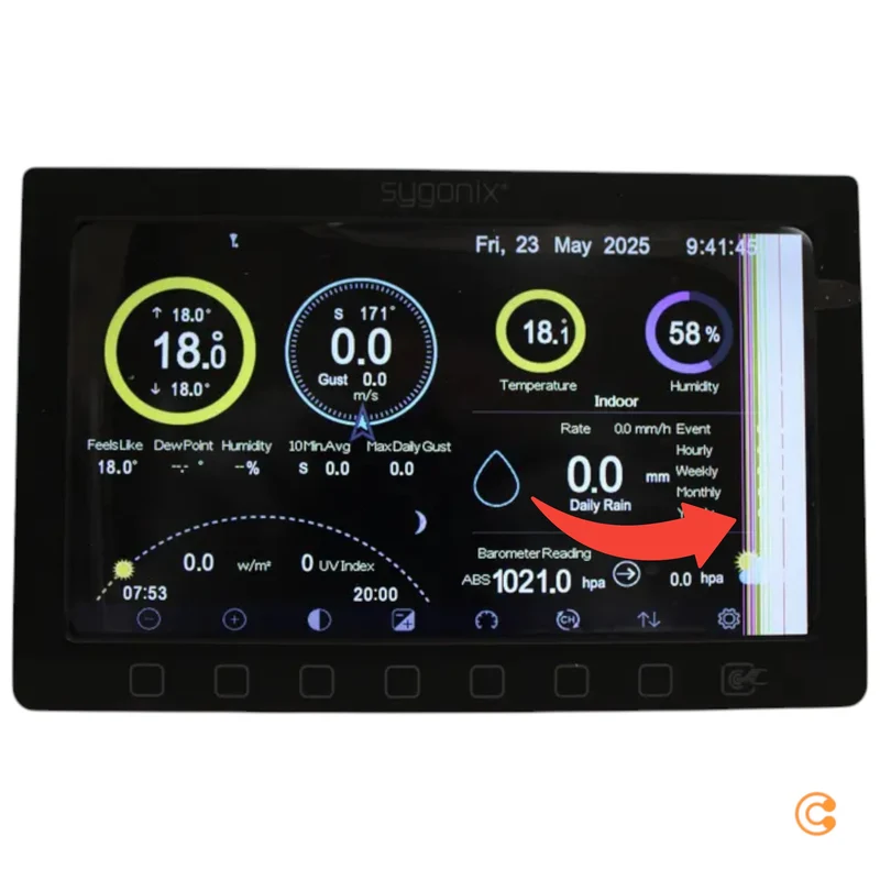 Sygonix SY-5479628 WLAN-Wetterstation Vorhersage für 2 Tage SIEHE TEXT/FOTO