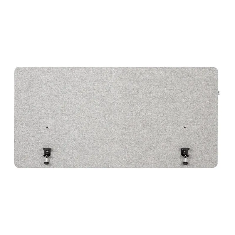 B-Ware hjh OFFICE Akustik Tischtrennwand FLEXMIUT Trennwand D 120 cm hellgrau