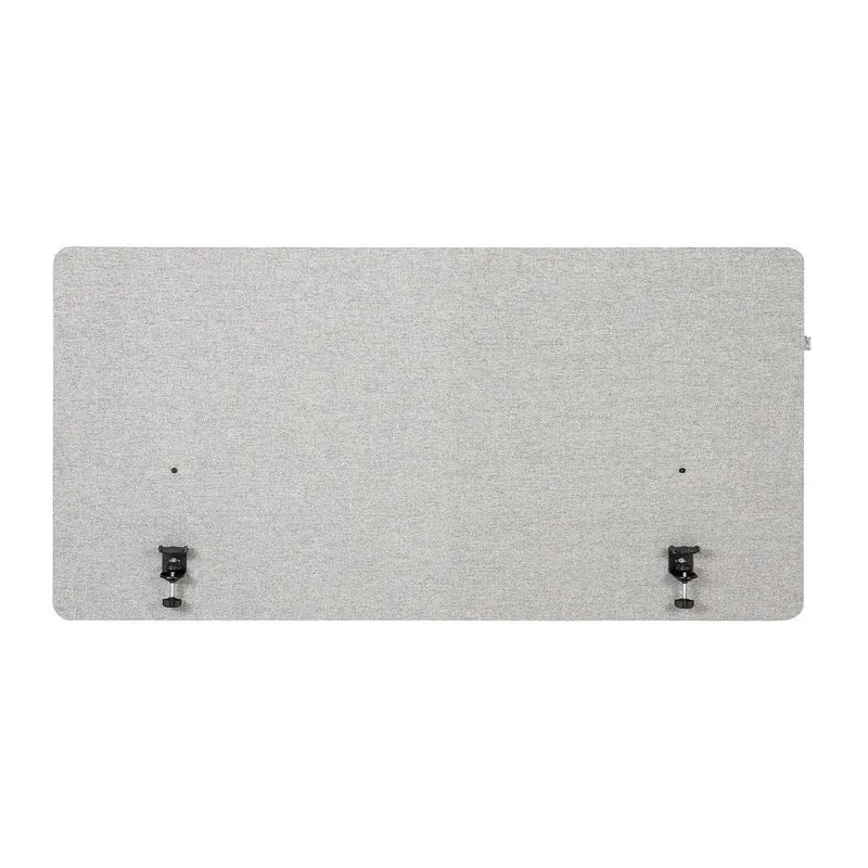 B-Ware hjh OFFICE Akustik Tischtrennwand FLEXMIUT Trennwand D 120 cm hellgrau
