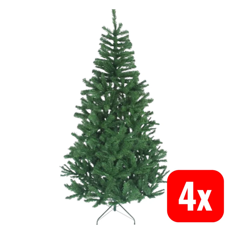 B-Ware Shatchi Weihnachtsbaum Tannenbaum Künstlich Christbaum 230 Zweige 120cm 4 STÜCK