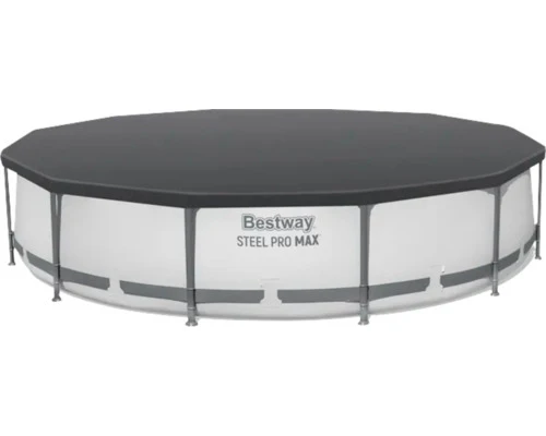 B-Ware Bestway Aufstellpool Framepool rund Ø366x76cm mit Filteranlage und Abdeckplane