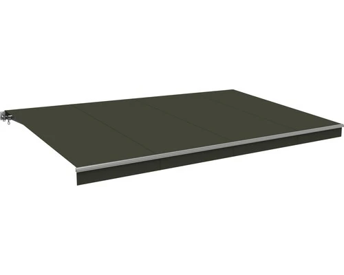 B-Ware Gelenkarmmarkise Markise Sonnenschutz Balkon Terrasse 5x3 Stoff Grau Polyester