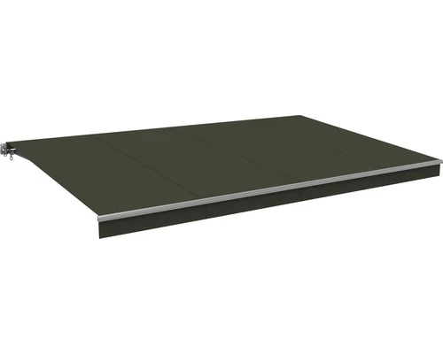 B-Ware Gelenkarmmarkise Markise Sonnenschutz Balkon Terrasse 5x3 Stoff Grau Polyester