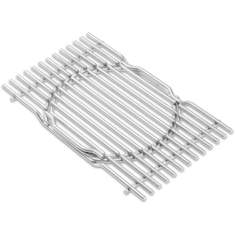 B-Ware Weber Grillrost Gourmet BBQ System 7585 Edelstahl 2-teilig für Summit 600-Serie