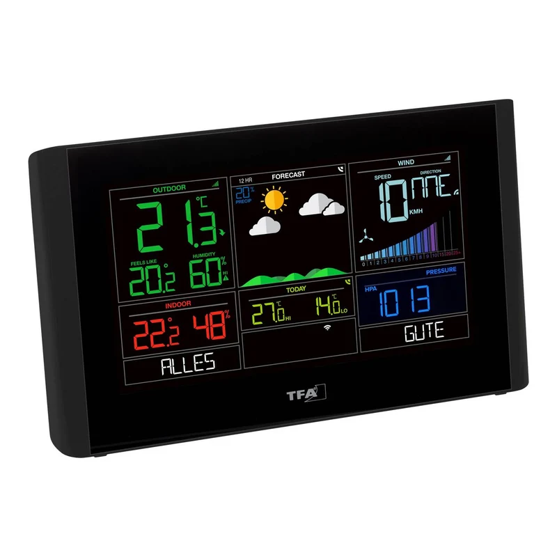 B-Ware TFA Dostmann VIEW BREEZE 35.8001.01 WLAN-Wetterstation Vorhersage 12 bis 24 h367