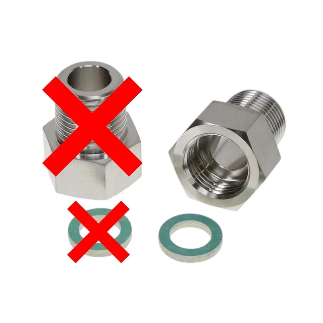 B-Ware Endress Hauser Adapter Verbindung Anschluss Picomag Dichtung SIEHE TEXT/FOTO