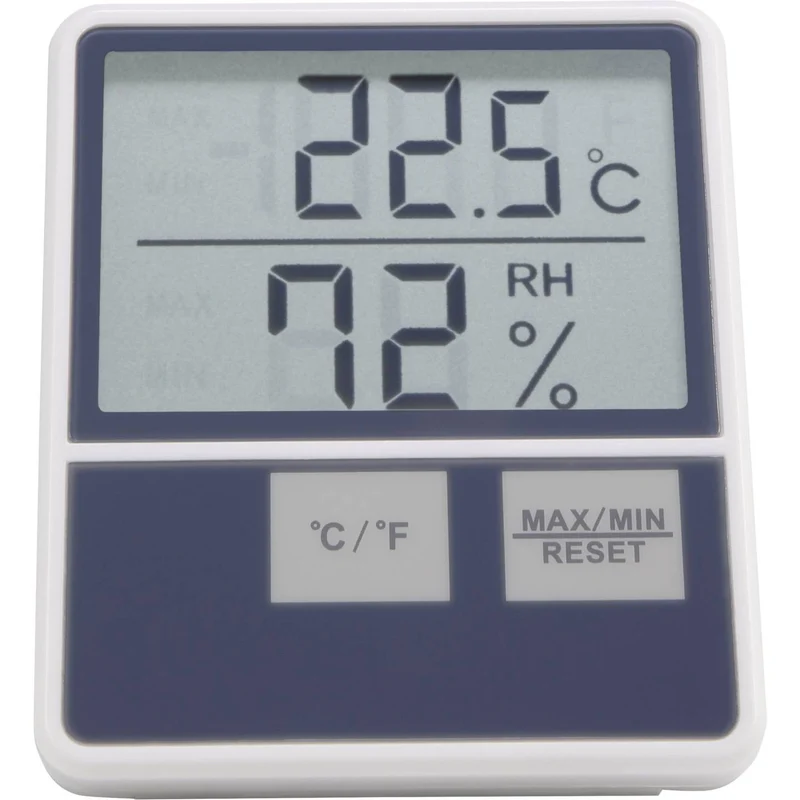 B-Ware BTTH-1014 Innen Thermo Hygrometer Temperatur Luftfeuchte Weiß Digital 2 STÜCK