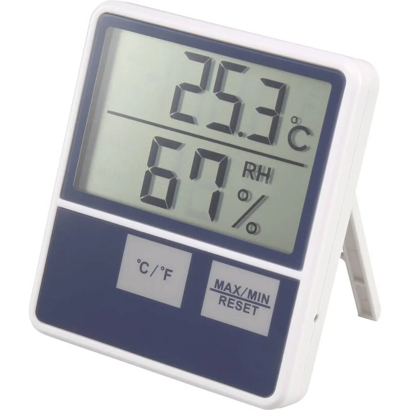 B-Ware BTTH-1014 Innen Thermo Hygrometer Temperatur Luftfeuchte Weiß Digital 2 STÜCK