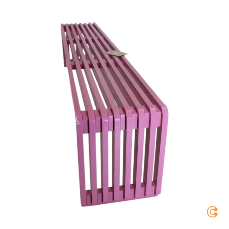 B-Ware HKliving Slatted Bank Sitzbank Holzbank Küchenbank Teakbank SIEHE TEXT/FOTO