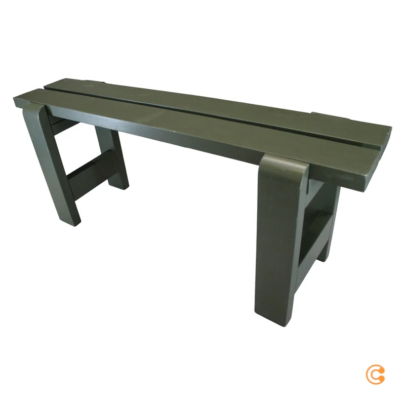 B-Ware Hay - Weekday Bank L 111 cm olive Sitzmöbel Bänke Gartenbank SIEHE TEXT/FOTO